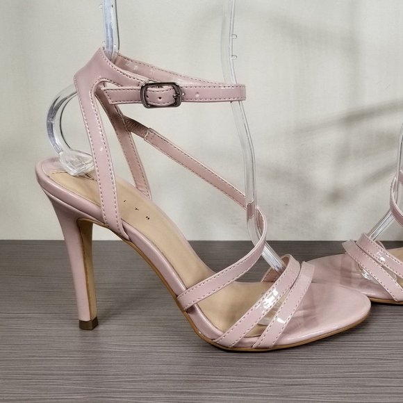 Leith Ava Asymmetrical Strappy Sandal, Blush, Womens Size 7.5 M - Picture 7 of 12